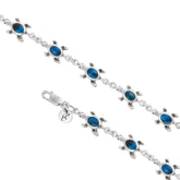 Turtle Sterling Silver Link Bracelet TBG005 - Bracelets